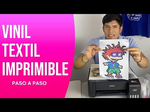 PRINTABLE TEXTILE VINYL STEP BY STEP I😍 With your home printer