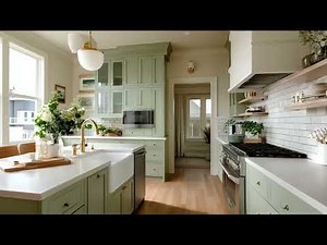 DREAM Sage Green Kitchen Makeover | Farmhouse to English Cottagecore Transformation