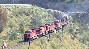 A Canadian Pacific potash train at Thompson, BC. From the Highball Productions show "Canada’s Canyon – CN & CP Along the Thompson & Fraser Rivers" https://rfd.video/CNCP | Railfan Depot