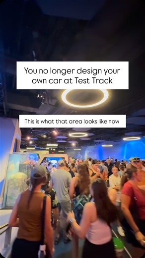 ✨Tink's Magical Vacations✨ on Instagram: "The worst part about Test Track 3.0? You don’t design your own car anymore  This is what that space looks like now, there are model cars and some signs but no where near as fun as designing your own car  #travel #vacation #disneyworld #disney #waltdisneyworld #epcot #testtrack #disneyparks"