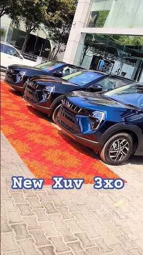 new XUV 3xo nabula blue colour #trending #automobile #viral #mahindra #youtubeshorts #xuv3xo #yt
