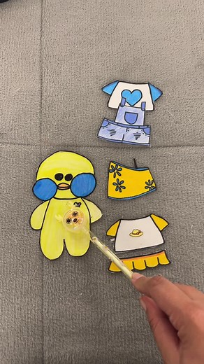 Relaxing ASMR Paper Duck Crafting