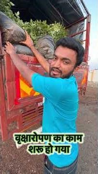 The tree-planting work has begun