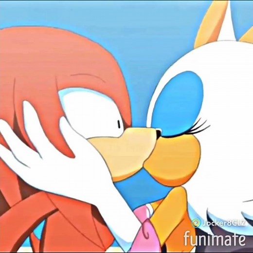 Knuckles x rouge kiss edit💋❤️