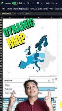 🚫 STOP Creating MAP Charts OLD Way in Excel #excel #spreadsheetmagic