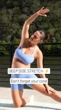 🔥 2 Secrets for a Deeper Side Stretch! #Shorts #Stretching #tiuteam #toneitup #strengthtraining