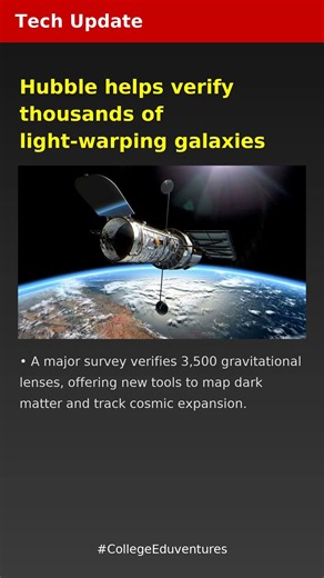 Hubble helps verify thousands of light-warping galaxies | Tech Update | Latest Tech News 2026 #Tech