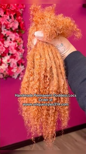 Permanent Goddess Loc Extensions offer a clean, natural-looking loc style designed for long-termwear