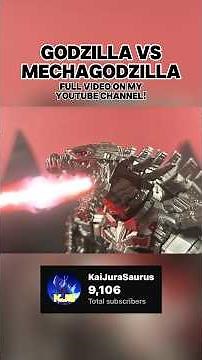 Godzilla Kaiju vs MechaGodzilla 2021 Stop Motion