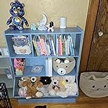 Lerliuo Kids Toy Storage Organizer, 3 Tier Children Small Bookcase and Bookshelf, Toddler 7 Cubby Toy Storage Cabinet, Toy Shelf for Playroom, Bedroom, Living Room, Nursery, School 29.53'' H (White)