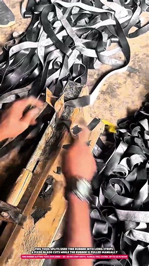 Tire Rubber Slitting Tool Explained - 20–40 mm Strip Width, Manual Pull System, Up to 60 m/hour