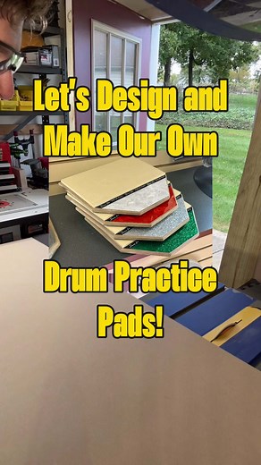 5.1K views · 31 reactions | We Made Our Own Drum Practice Pads! 勞...