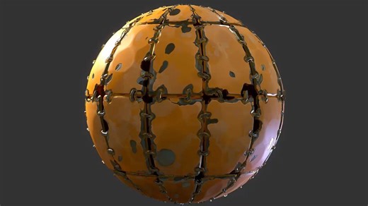 Substance 3D Designer ！制作风格化金属面板材质！