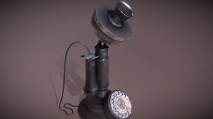 Candlestick Telephone - 3D model by 星澄 XC (@Chen0503)