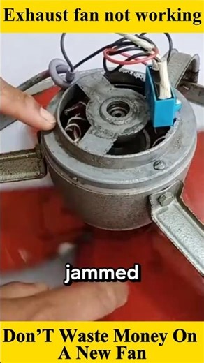 Exhaust Fan Not Working '' Don't Waste Money on New Fan