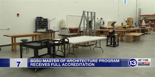 BGSU Masters of Architecture program receives full accreditation