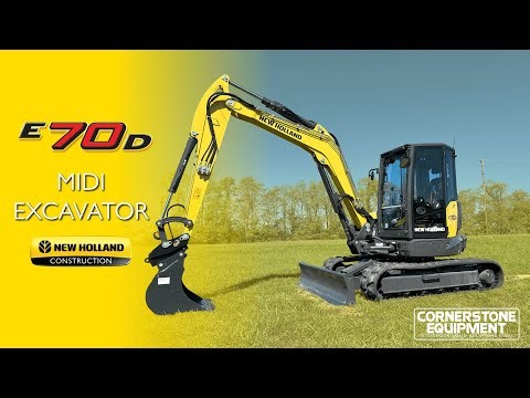 New Holland E70D Midi Excavator