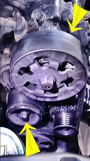 Can't remove the belt? The bolt tensioner is stripped off. #cars #automobile #mechanic