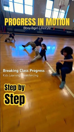 Breaking Class Progress | Kids Learning Breakdancing Step by Step