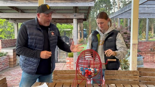 1.9K views | Two draws for Doggie Lotto this week! Draw number 30 was won by Shane Toban and his slot ball number 45. Draw number 31 was won by Bonnie and Taylor with their slot ball number 14. Congrats guys, go doggies!  | Gisborne Football Netball Club | Facebook