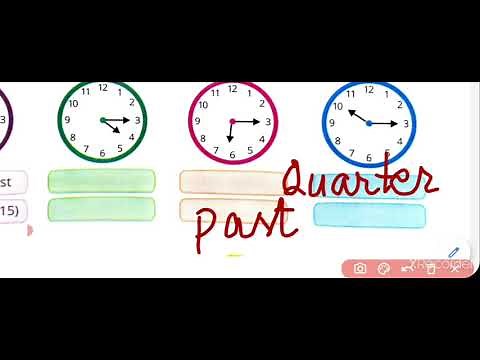 How to read CLOCK - Half past, Quarter to, Quarter past