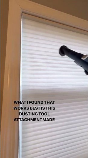 Dusting accordion blinds #bubblesandbuckets #cleaning