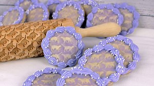 54K views · 934 reactions | Lemon Lavender Shortbread Cat Cookies~...