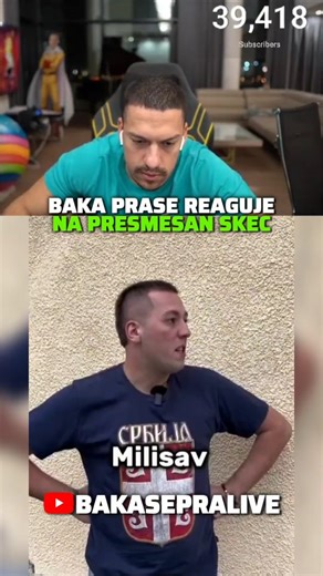 laganich on Instagram: "Baka Prase reaguje na presmešan skeč. 😂 #laganich #bakaprase #serbia #bakasepra YouTube: bakasepralive @bakaprase"