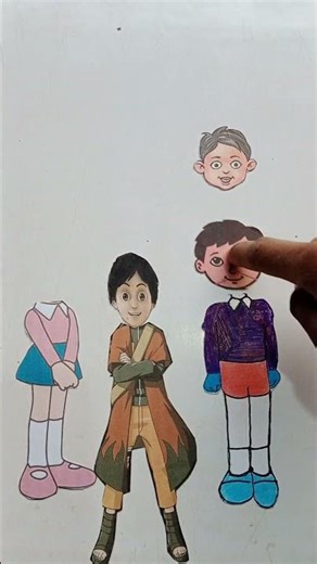 Paper Doll Animation Drawing – Must Watch! 👀🔥