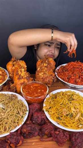 @maddyeats_official on Instagram: "Watch the full video link in bio #maddy #maddyeats #mukbang #eating #asmrcommunity #asmr #eatingfortheinsta #mukbangers #asmreating #food"