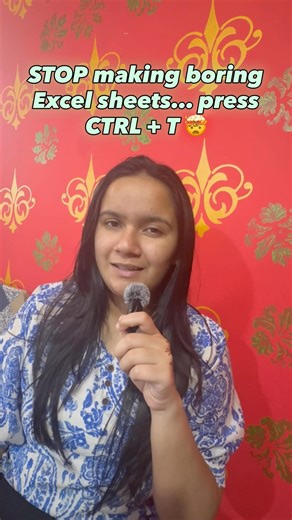 Excel CTRL + T Trick 🔥 Turn Data into a Dynamic Table in Seconds | Excel Hack #shorts