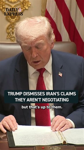 Trump doubled down on claims the US is in talks with Iran 👀
