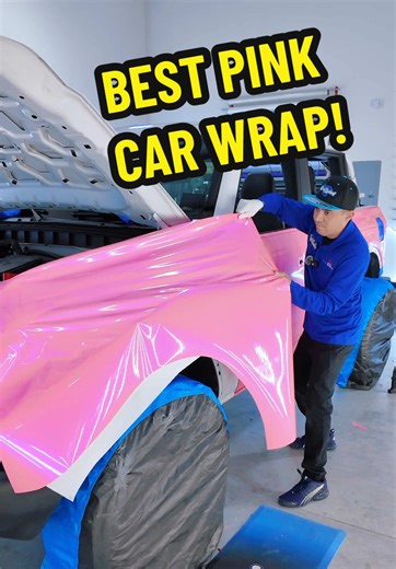 Exclusive Look at the Last Rare Pink Car Wrap