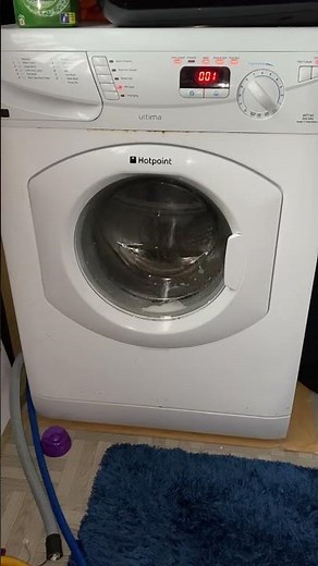 Hotpoint ultima WT741 washing machine || the forever lasting 1 minute: final spin slow down