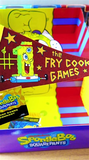 The Fry Cook Games from Spongebob SquarePants #nickelodeon #culturefly #cultureflybox #bikinibottom #frycookgames #spongebob #spongebobsquarepants #mrkrabs #krustykrab