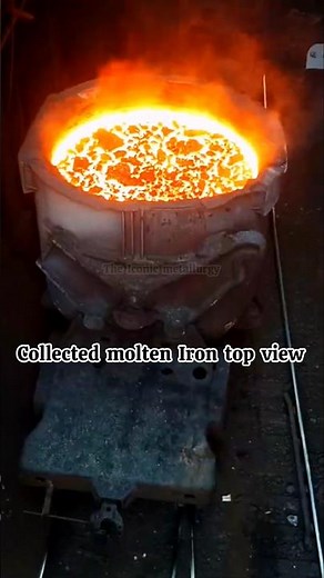 Blast furnace molten Iron #bhilaisteelplant #blastfurnace #iron