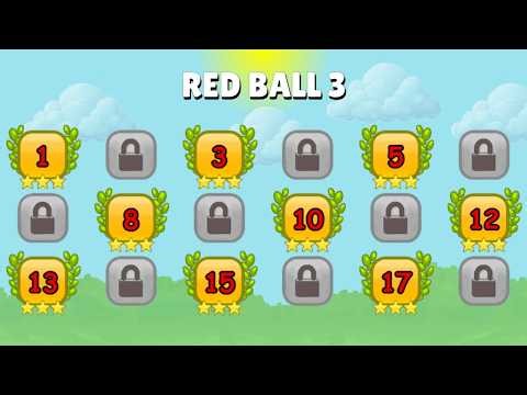 Red Ball 3 - Level 1 to 20 Walkthrough!