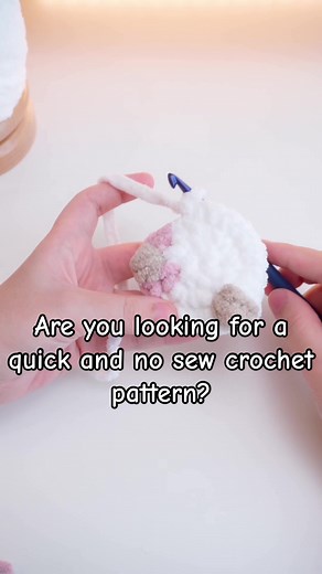 DIY Crochet Pink Cow Plushie Without Sewing | Handmade Craft Tutorial