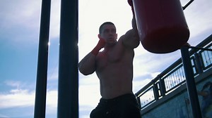 Muscular Man Engaged In Boxing With Punching Stock Footage SBV-324602658 - Storyblocks