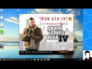 GTA IV Windowed Mode || Commandline method