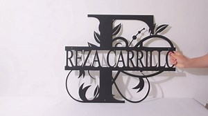 Metal Signs Customized,Personalized Name Sign,Metal Name Signs Personalized,Monogram Signs for Home Decor,Metal Letters for Outdoor Signs,Housewarming Gift,Last Name Wall Decor (Style 1, U)