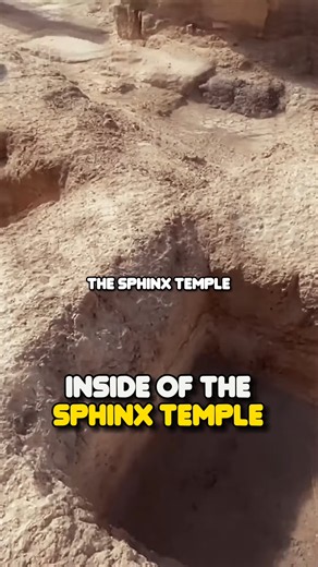 Bedrock nubs and other features inside the amazing sphinx temple of ancient Egypt