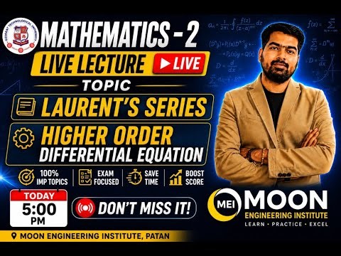 GTU Mathematics-2 LIVE | Most IMP Numerical Revision | Exam Preparation 2026 | gtu imp part 3