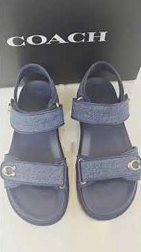 MOST WANTED Coach Sandals 2026 🔥 Brynn Denim Double Band! luxury look & perfect summer style 😍