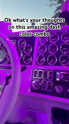 Absolutely one of the best peterbilt 389 dash set ups 😮‍💨