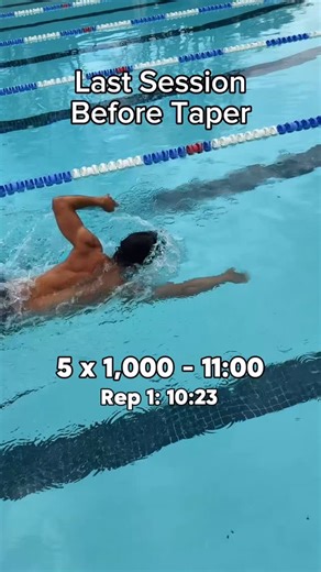 Simon Shi | Taper Time 🥳 Wrapped up my final hard swim with 7,000 yards in 90 minutes — including a brutal main set of 5 x 1,000 @ Ironman swim... | Instagram