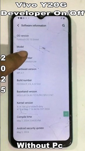 How to Enable Developer Options on vivo Y20G (Step-by-Step Guide) 2025 ✅ Without 2025