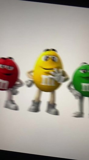 Blue M&M Ready to Shine