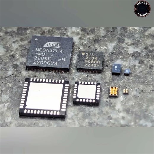 QFP Package IC . #shorts #eee #technology