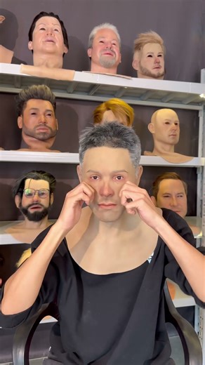 Stylish silicone mask #funnyfacemask #dothingsyoudontwanttodo #art #dance #funny #wigs #makeup #me